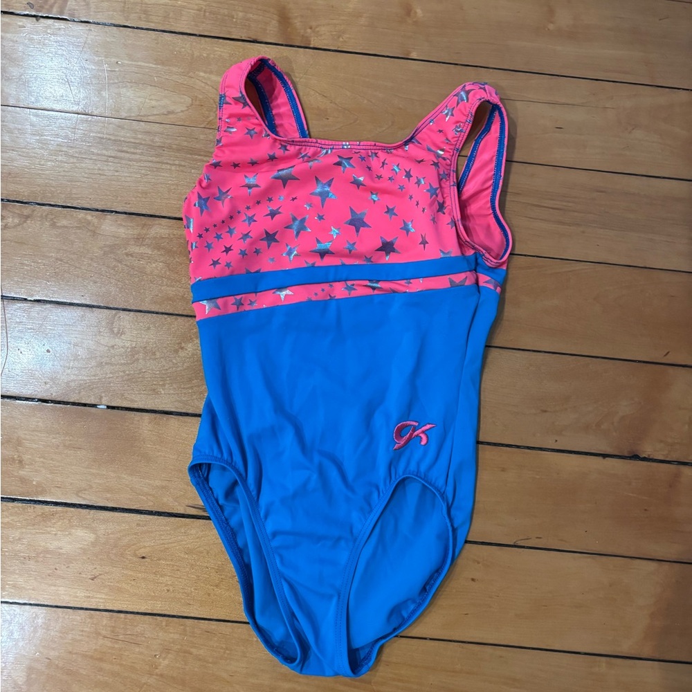 GK Kids Leotard - Pink and Blue